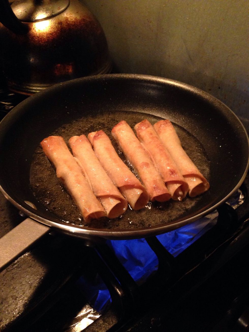 They will begin to get crispy