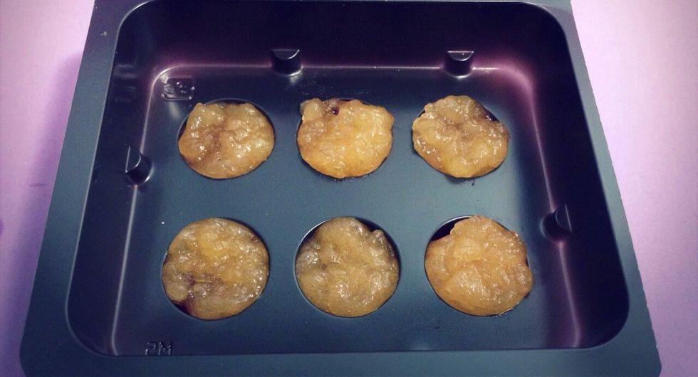 They will look kind of bumpy on top-Let sit for 3 minutes to enable to set