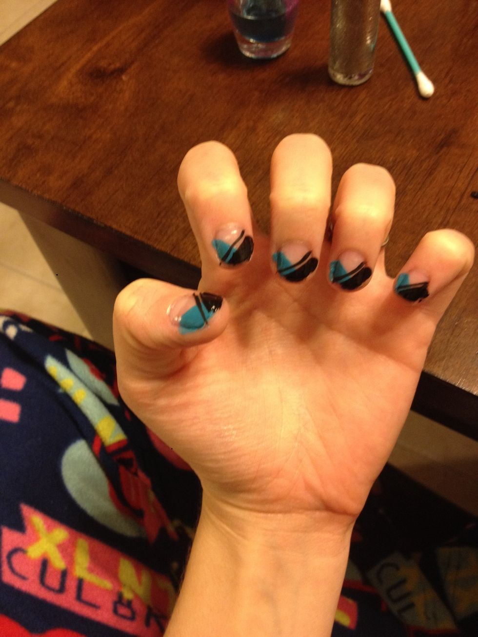 They will look like this
