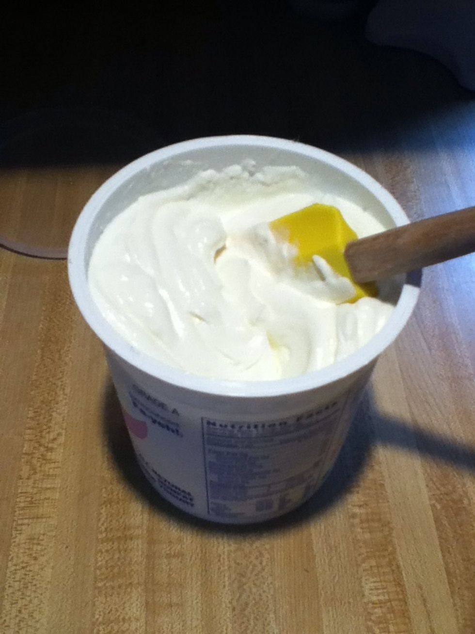 Thick, creamy, and absolutely delicious. Greek yogurt!