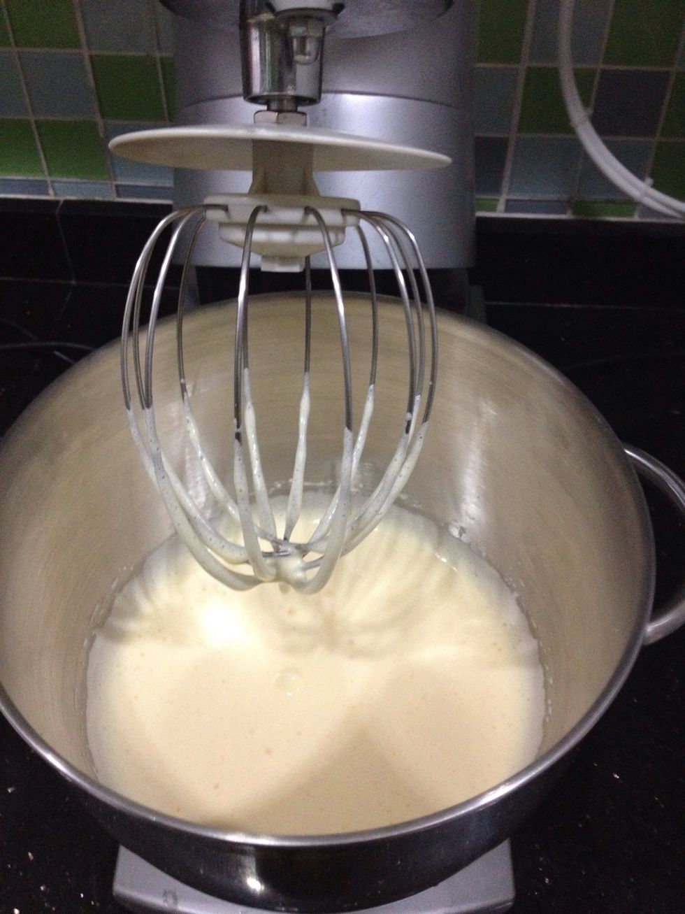 Thick, pale and creamy!