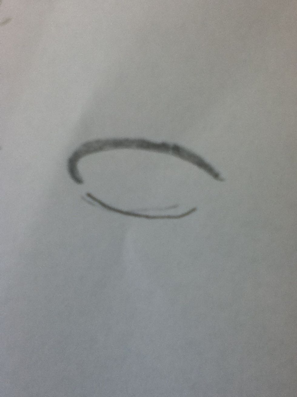 Thicken the top line