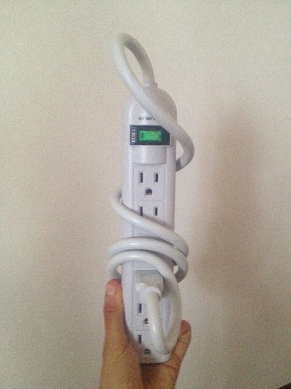 Think of innovative ways to store extension cables :)