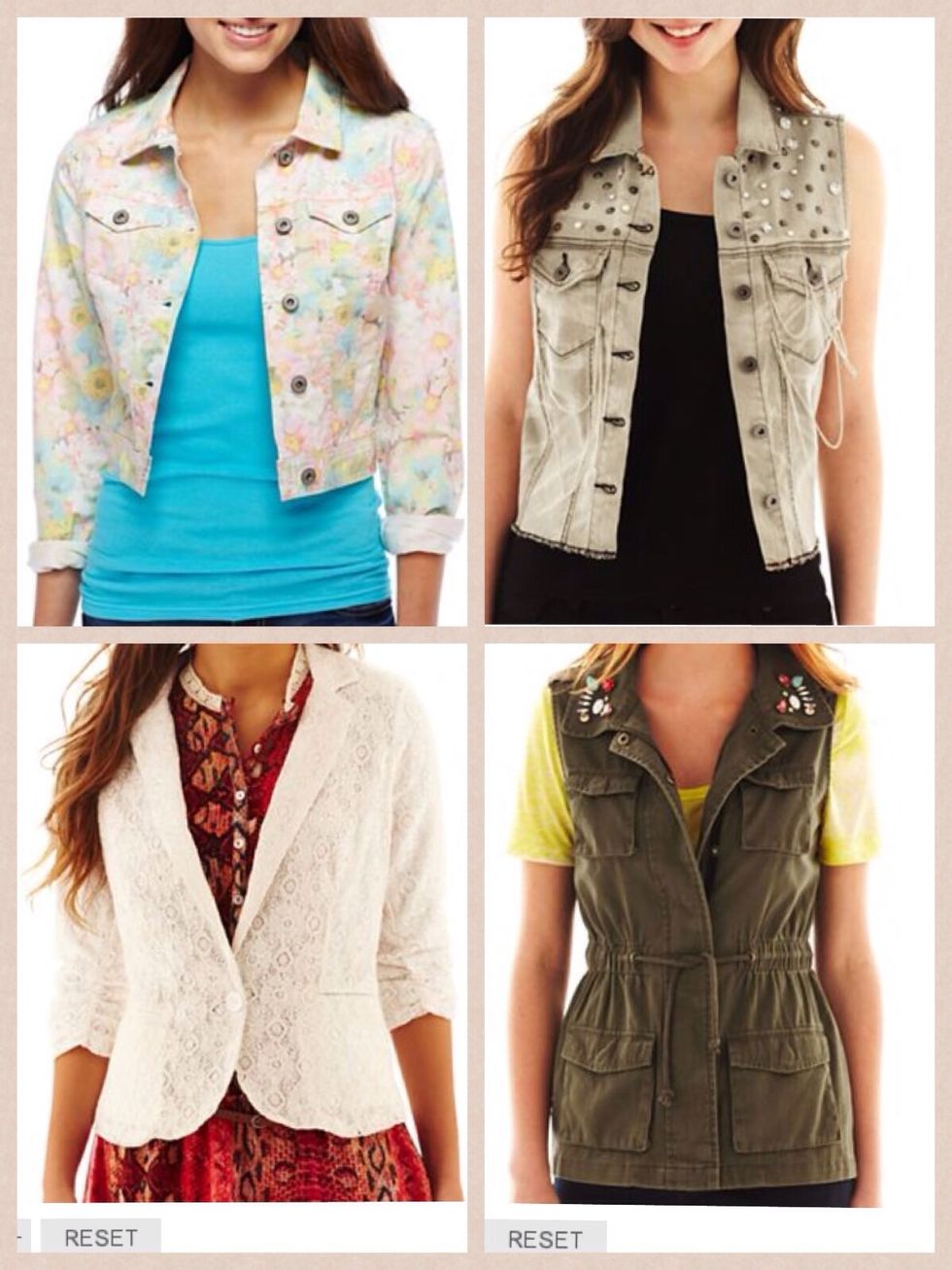 Third, try a sweater or a blazer. This will make your outfit look nicer if there is some kind of detail or embellishment to it. Try neutral colors though like grey, brown, black, and white.