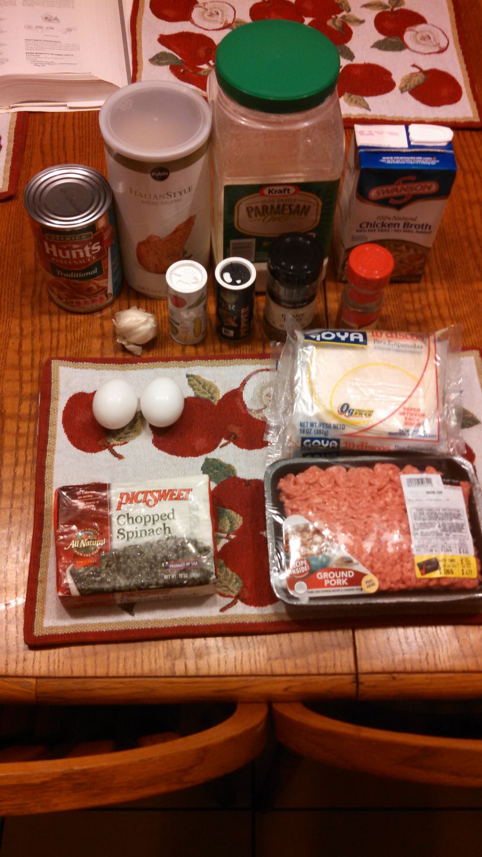 this all of the ingredients you will need for this recipe