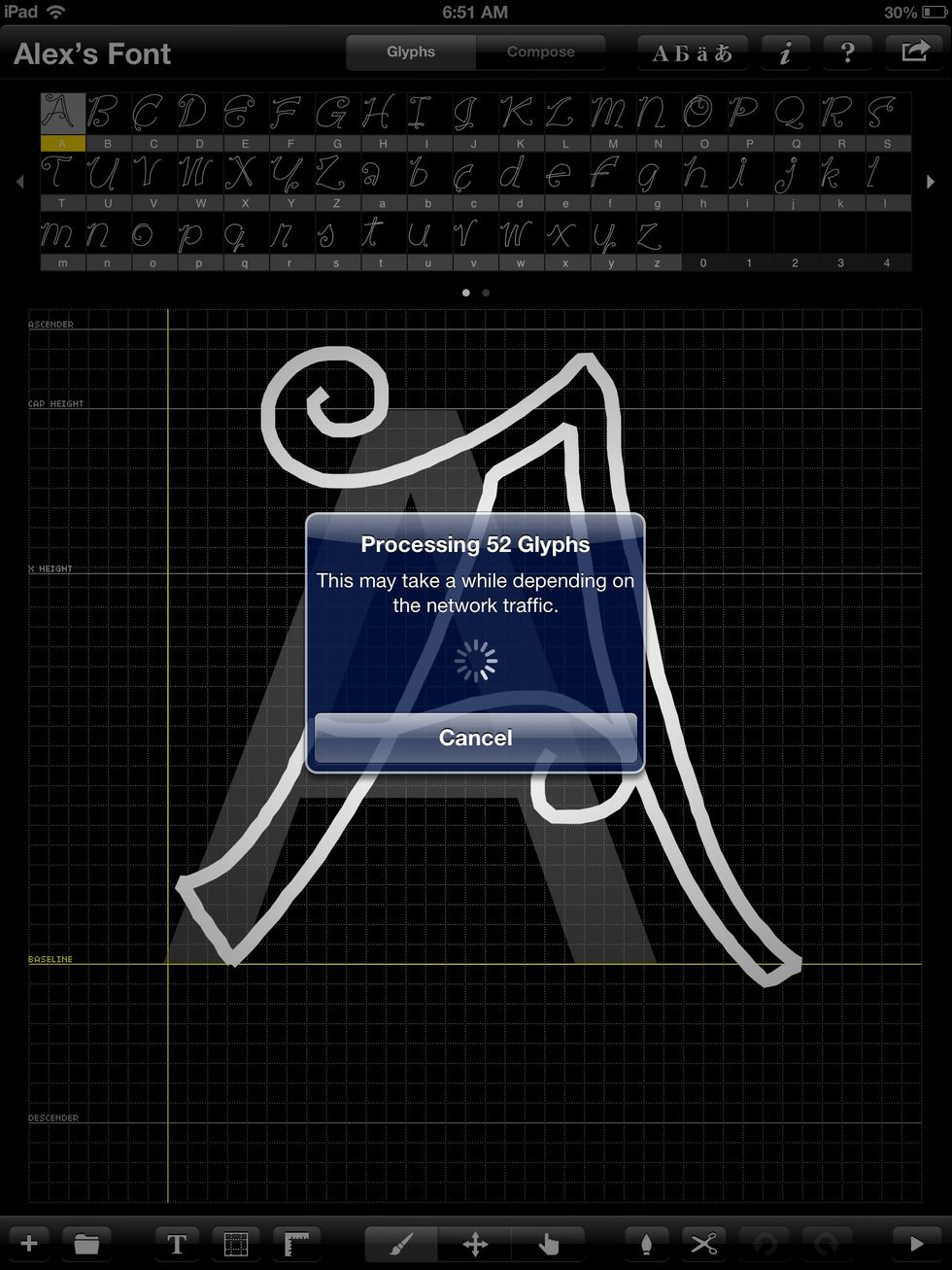 This blue box will appear. Wait for your 4-digit PIN.