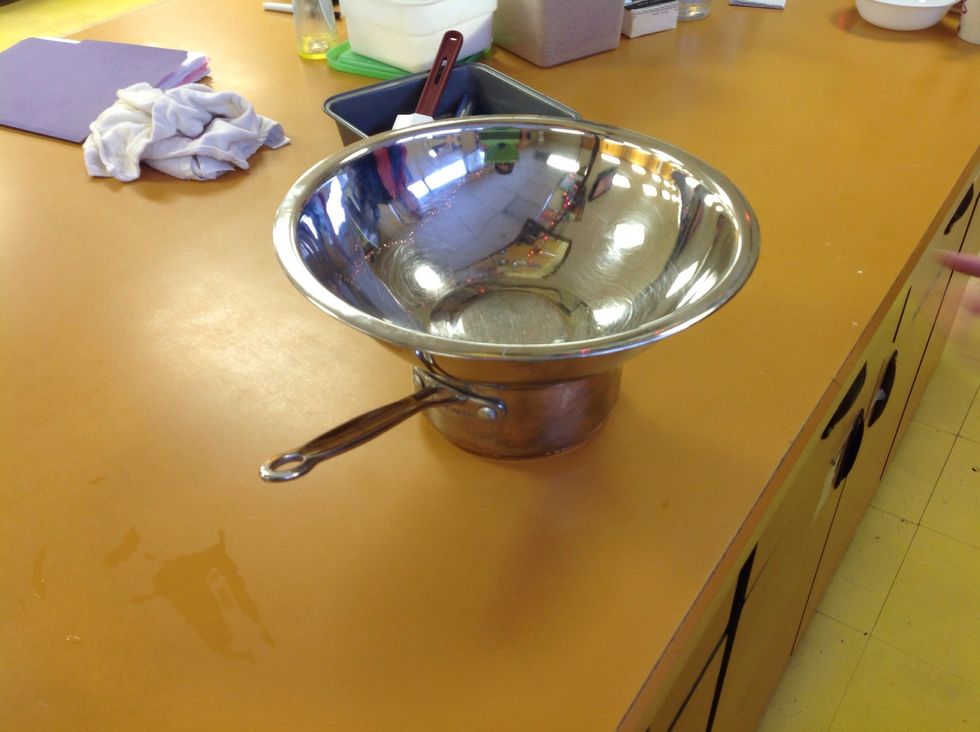 This bowl is too large for this pot. Make sure you fid the right fit.