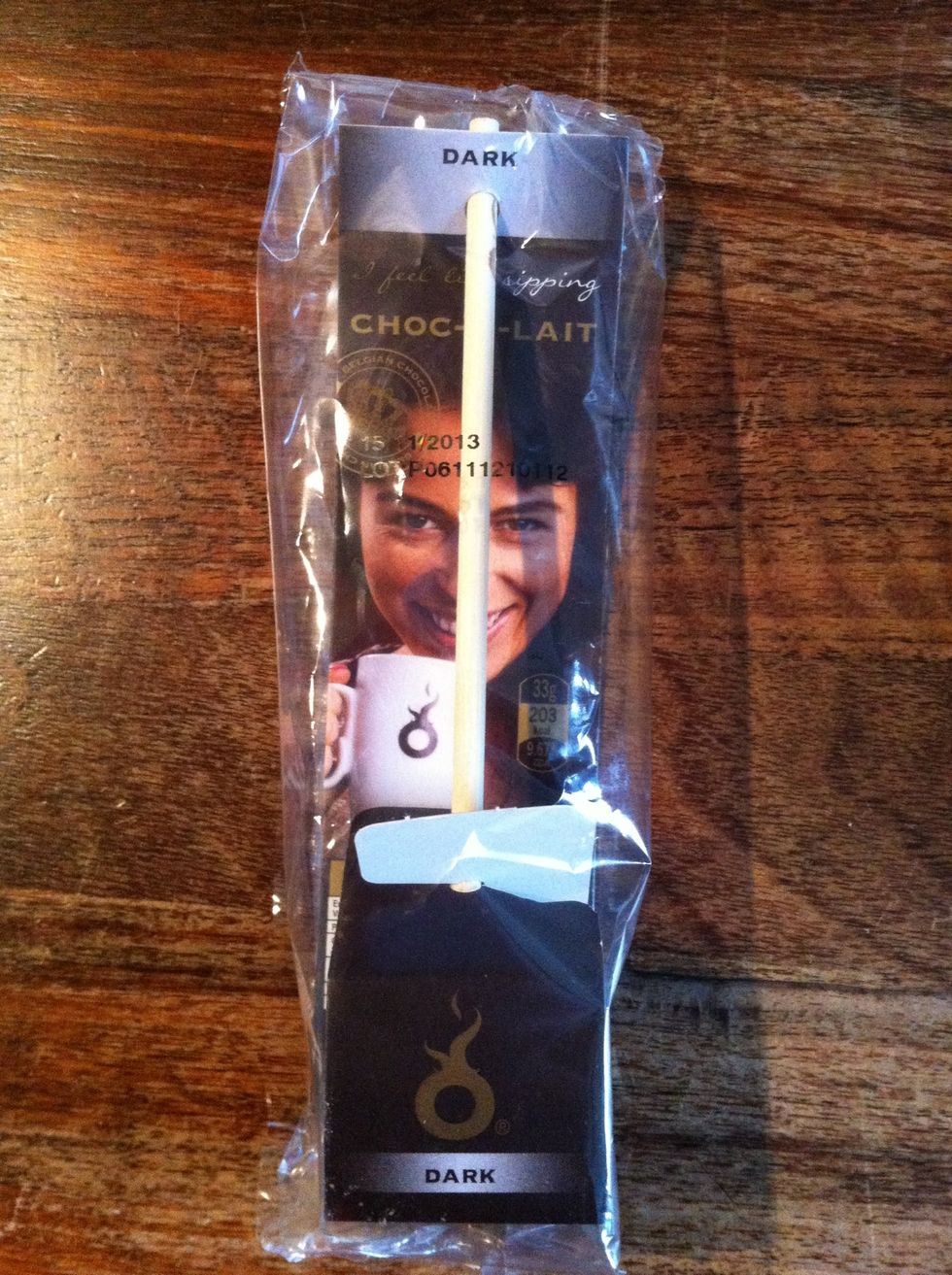 This chocolate stick is what you gonna need.