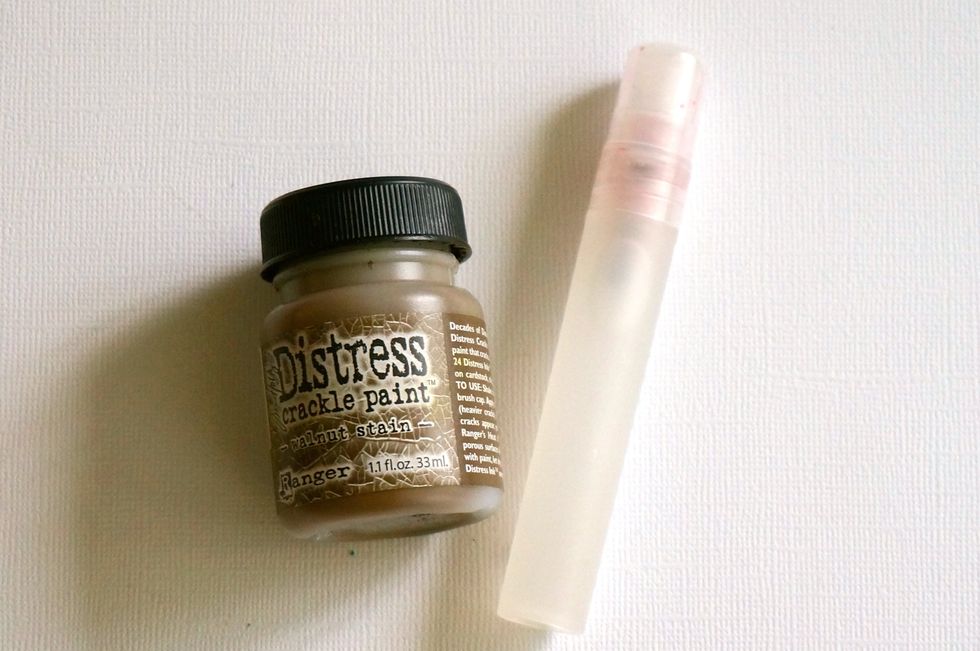 This Crackle paint is very thick and can be intimidating. Feel free to water it down! Add as much or as little as you like until you get your desired consistency. It will NOT affect your results!!!