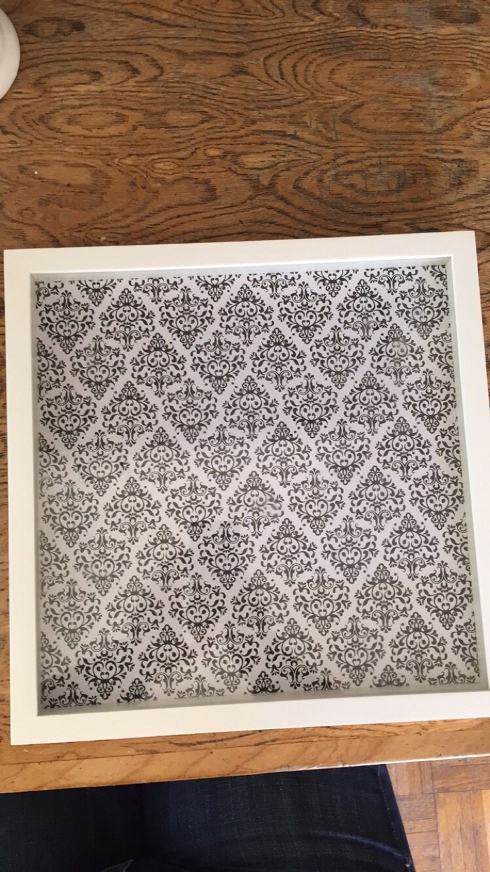 This frame is 12x12 and I added the background page