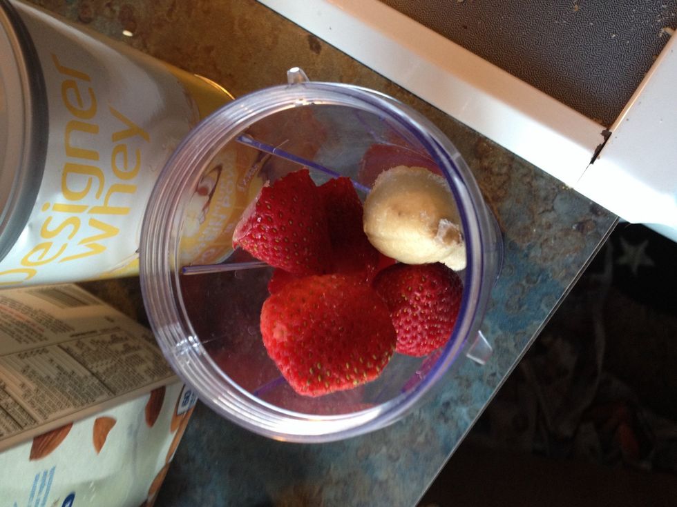 This fruit came from the freezer, I normally use fresh but I was afraid this was going to get bad.