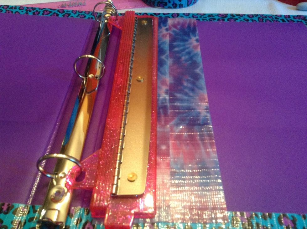 This hole punch may wear out the bak of the binder, so...