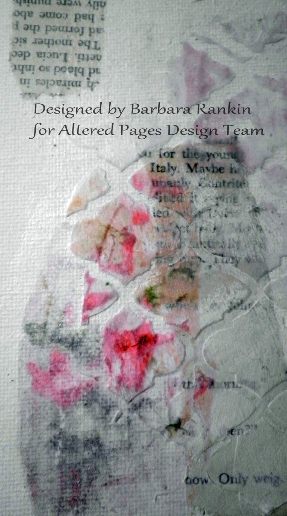 This image was transferred from the Klein Postcards collage sheet from Altered Pages.