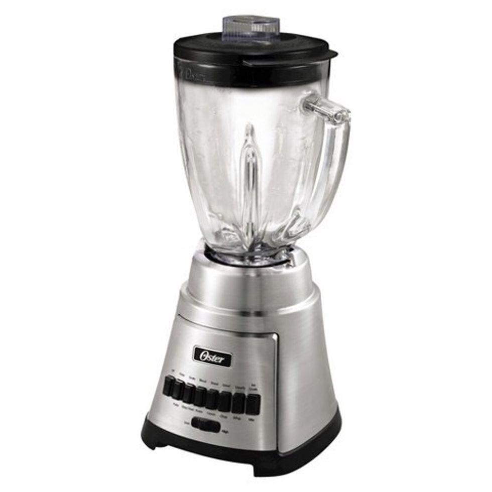 This is a blender it is used to blend various ingredients like fruit to make a smoothie