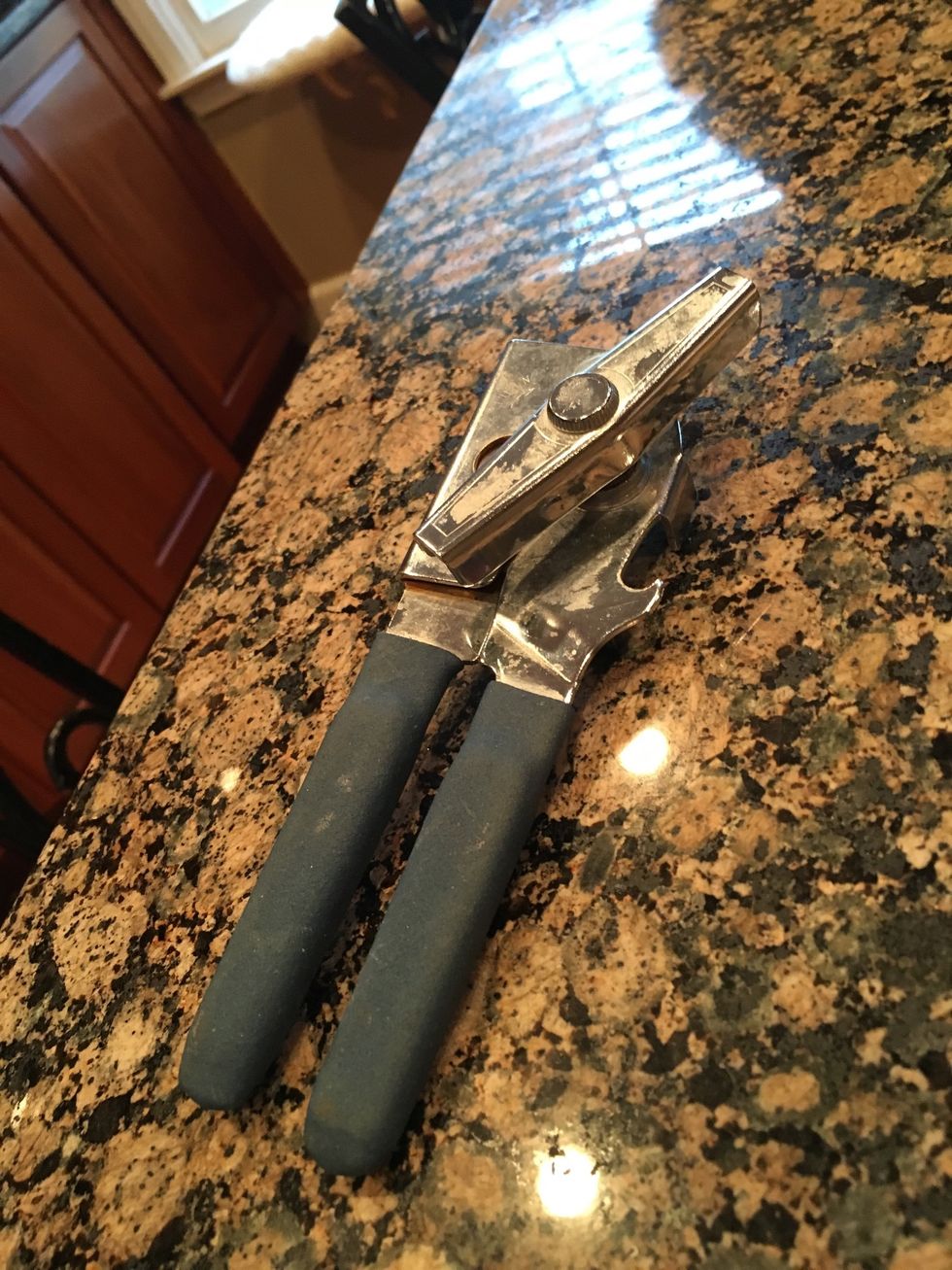 This is a can opener it is used for opening cans