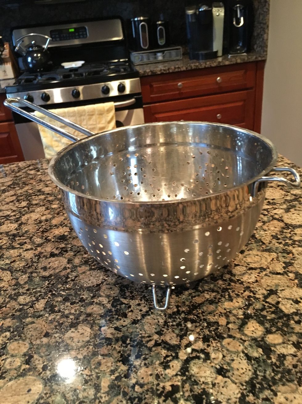 This is a colander it is used to dry pasta after it is boiled