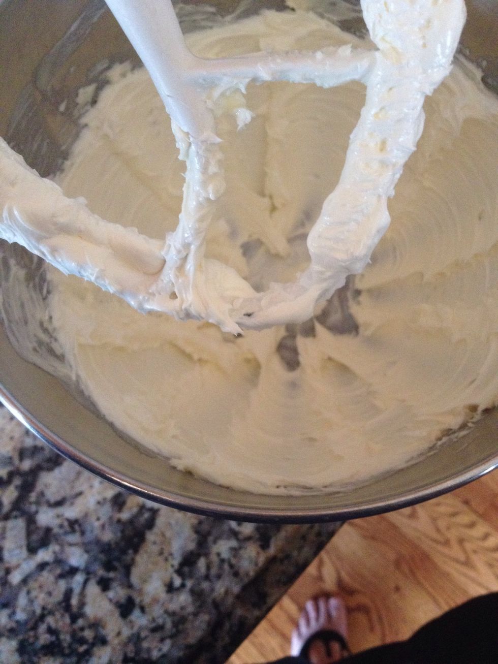 This is a cup of butter (2 softened sticks)