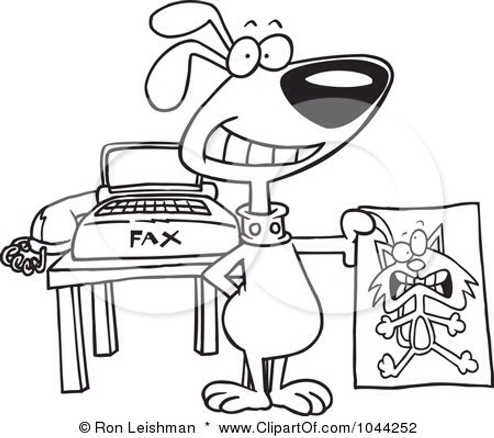 This is a fax machine