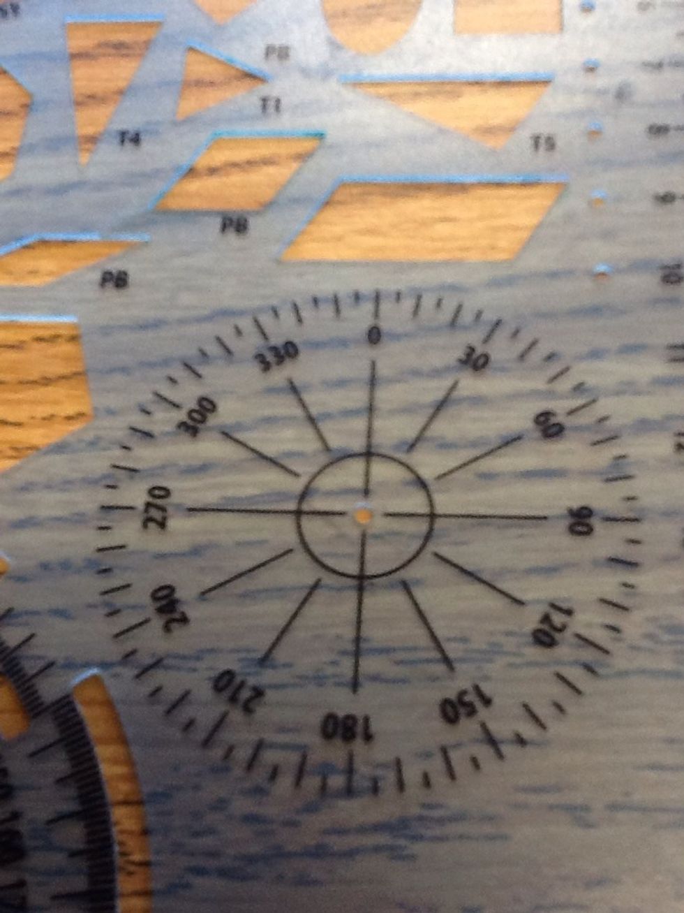 This is a full circle protractor