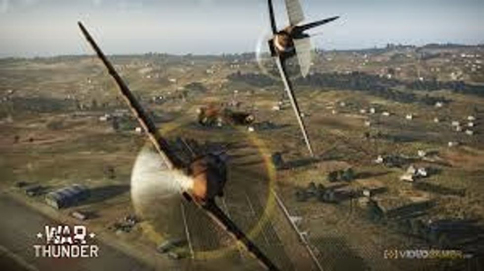 this is a game that i play it's called war thunder and you can have dog fights with cool  WW2 air planes