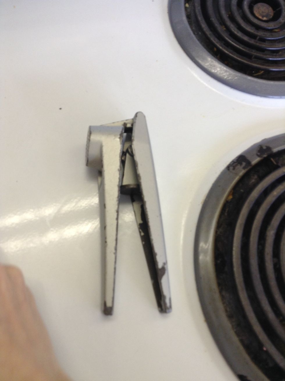 This is a garlic press. It is used to get the juice from cloves of garlic. I can use this for a recipe that calls for minced garlic.