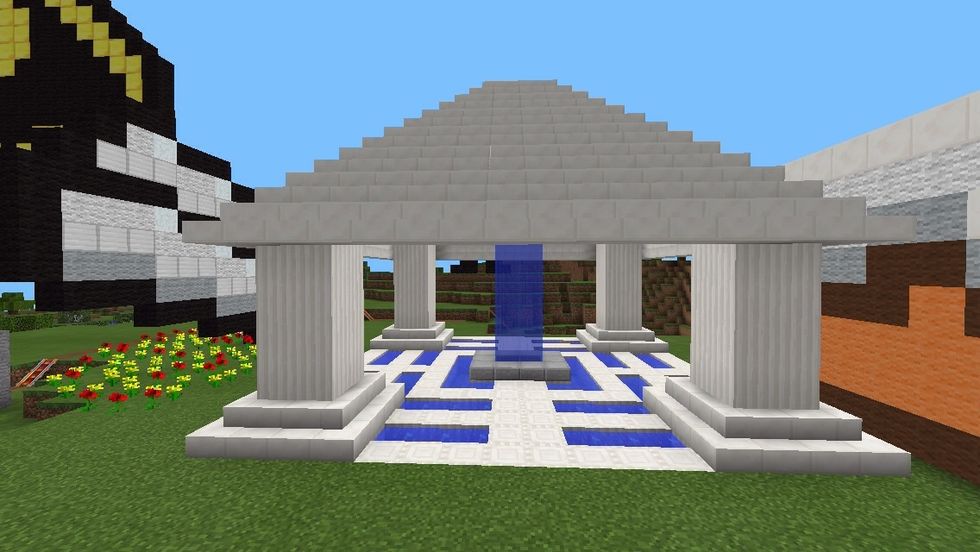 This is a Greek temple that I designed