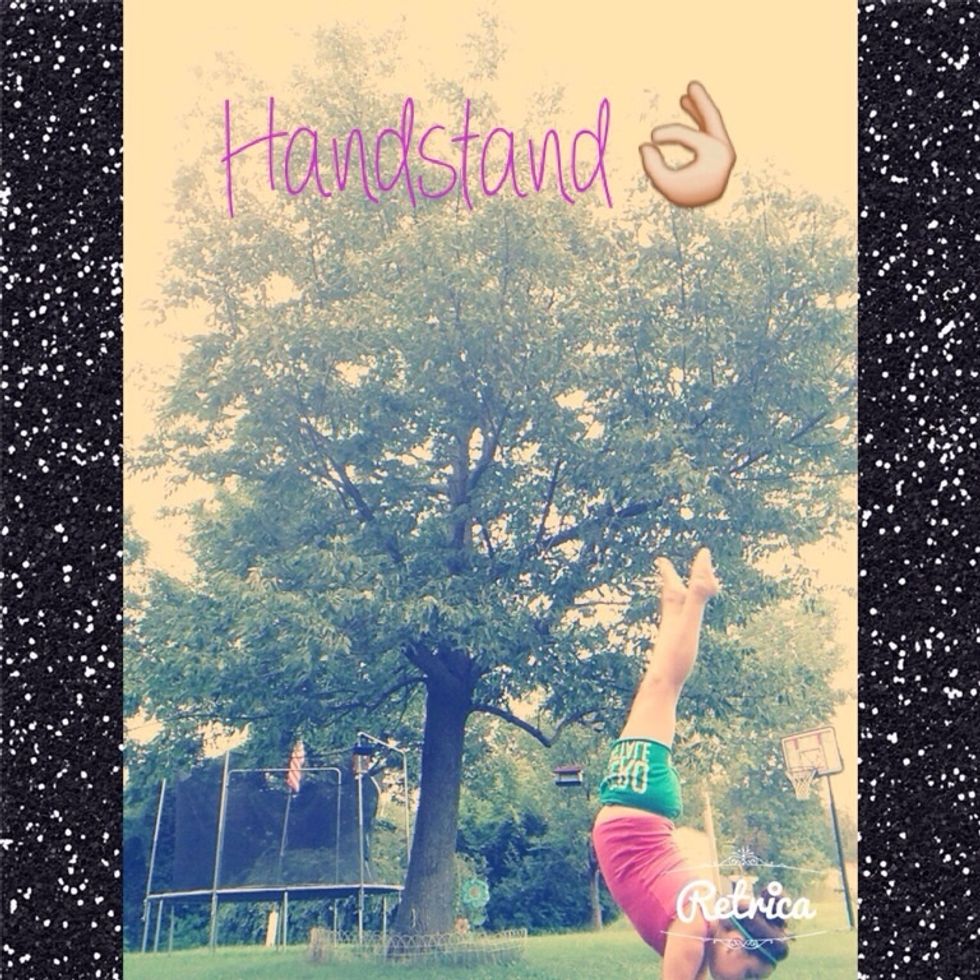 This is a handstand!