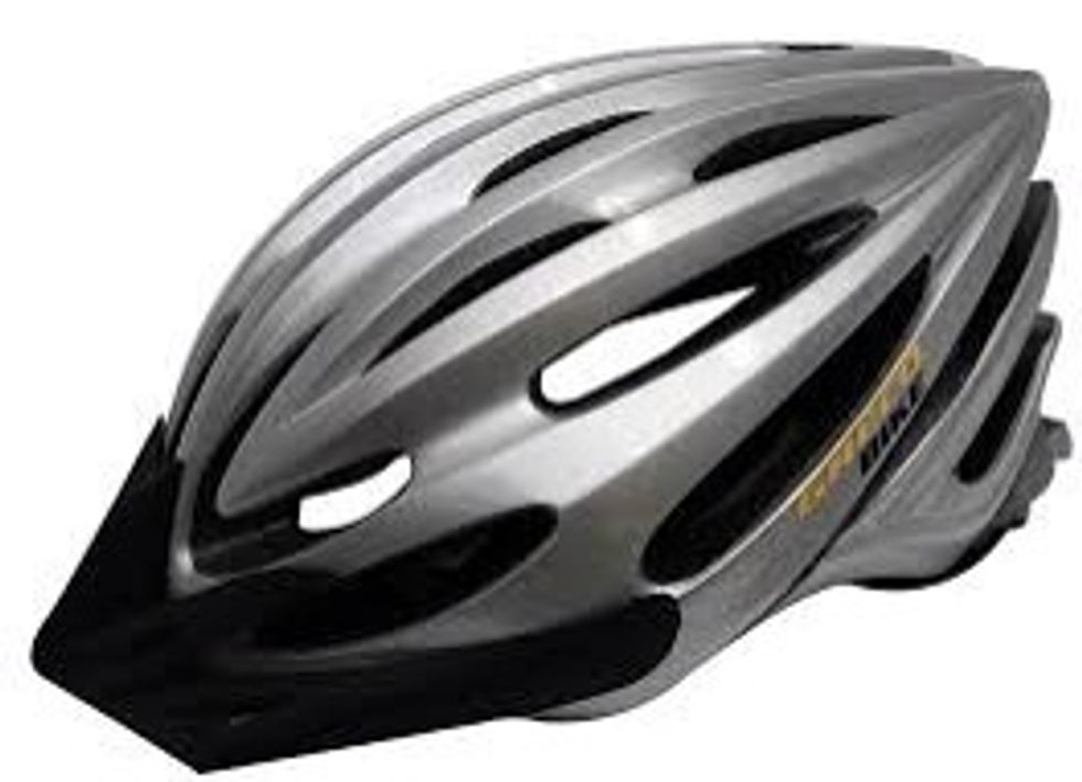 This is a helmet. You should always wear one of these if you are going to ride your bike.