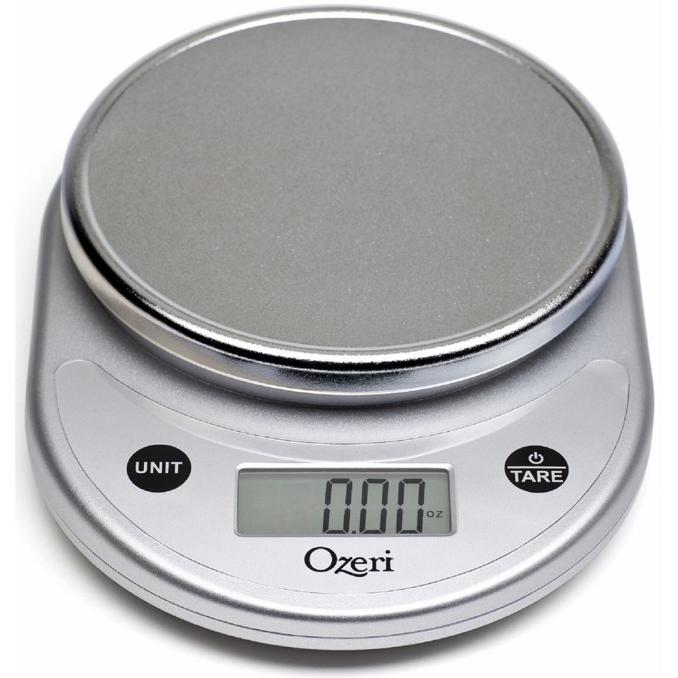 This is a kitchen scale which is a tool used for helping you measure accurately