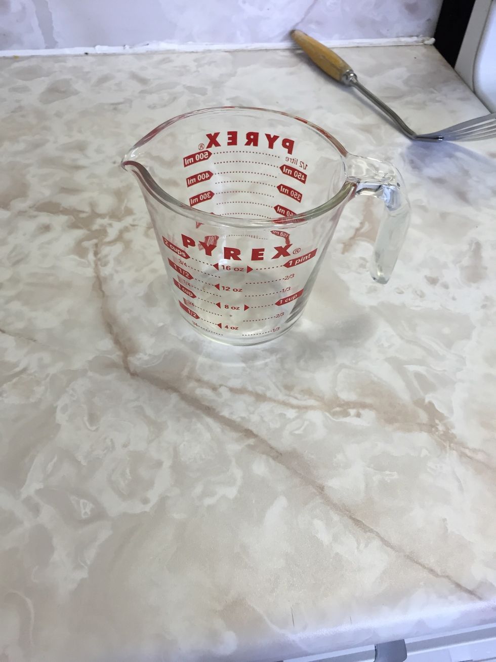 This is a liquid measuring cup. You use it to measure liquids. I can use this when I need to measure liquids on instructions.