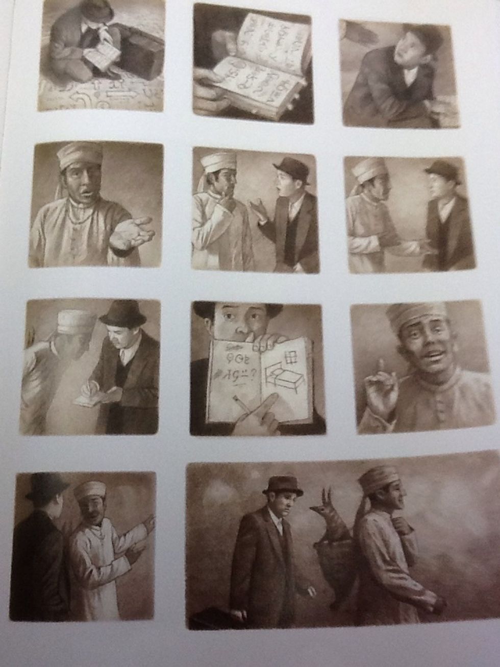This is a moontage bbecause many different drawings or photos are being used on the same page.