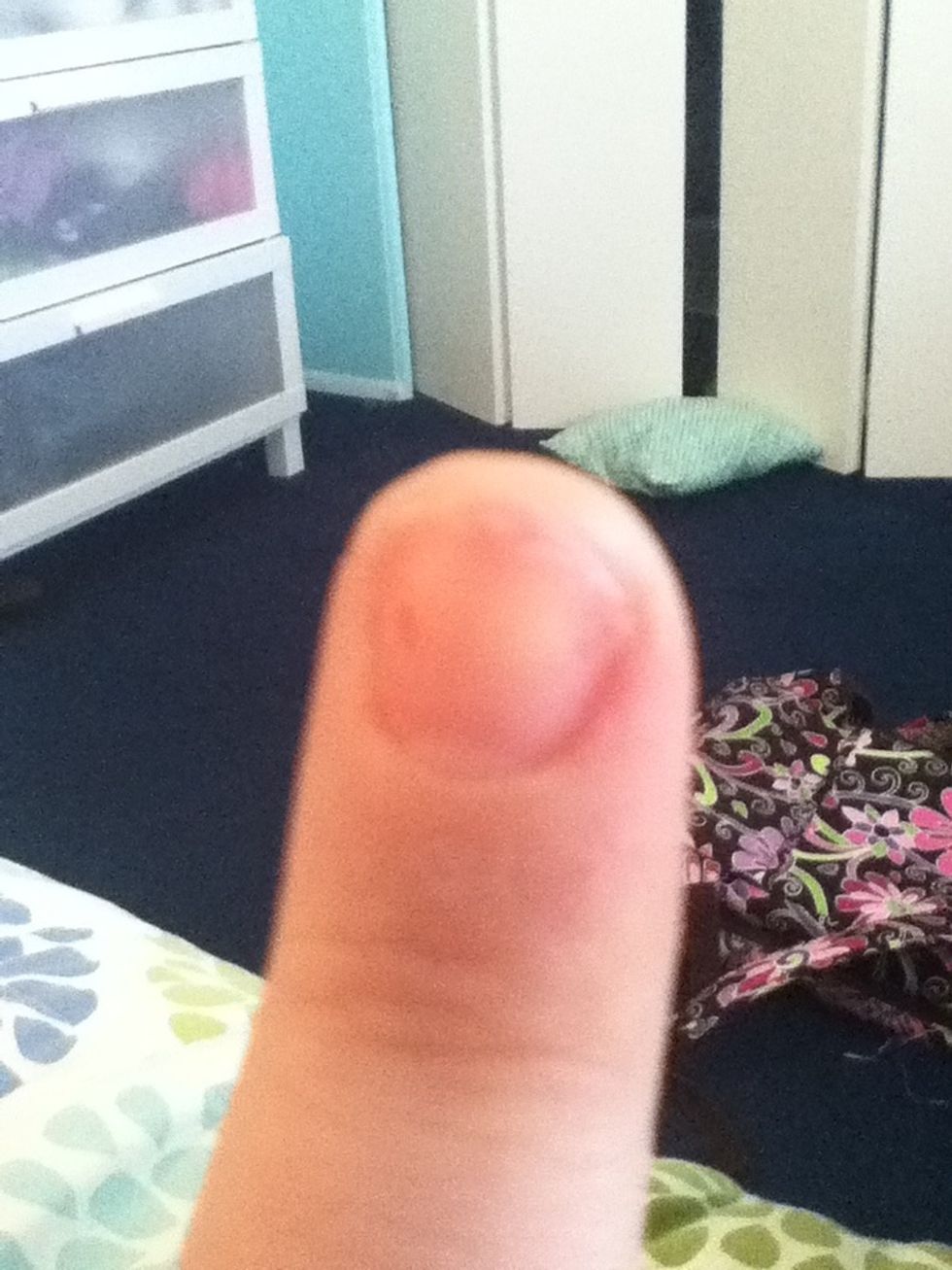 This is a nail before this test