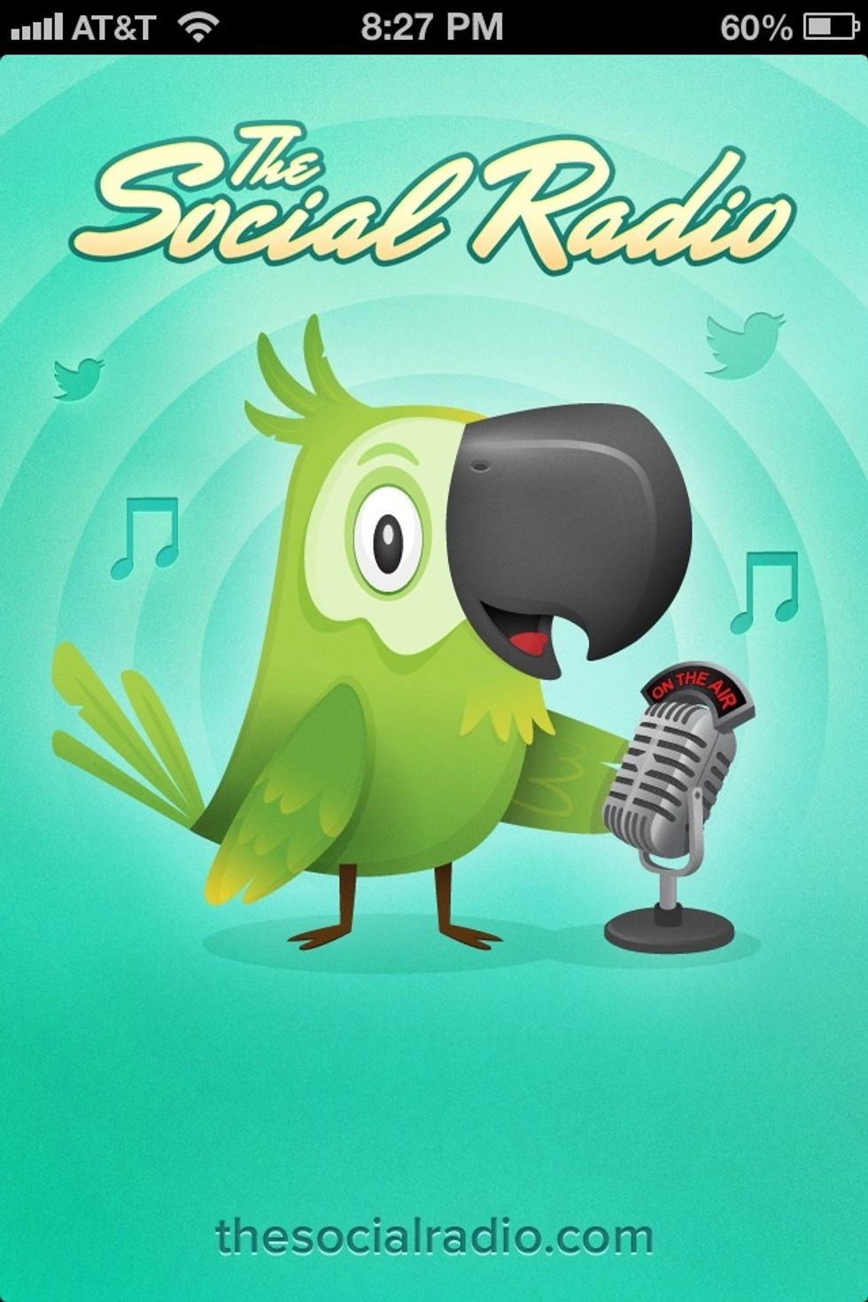 This is a nice app for twitter. It's called "Social Radio for Twitter" and its free! I'm impressed with this app for a number of reasons. First of all you can listen to tweets.