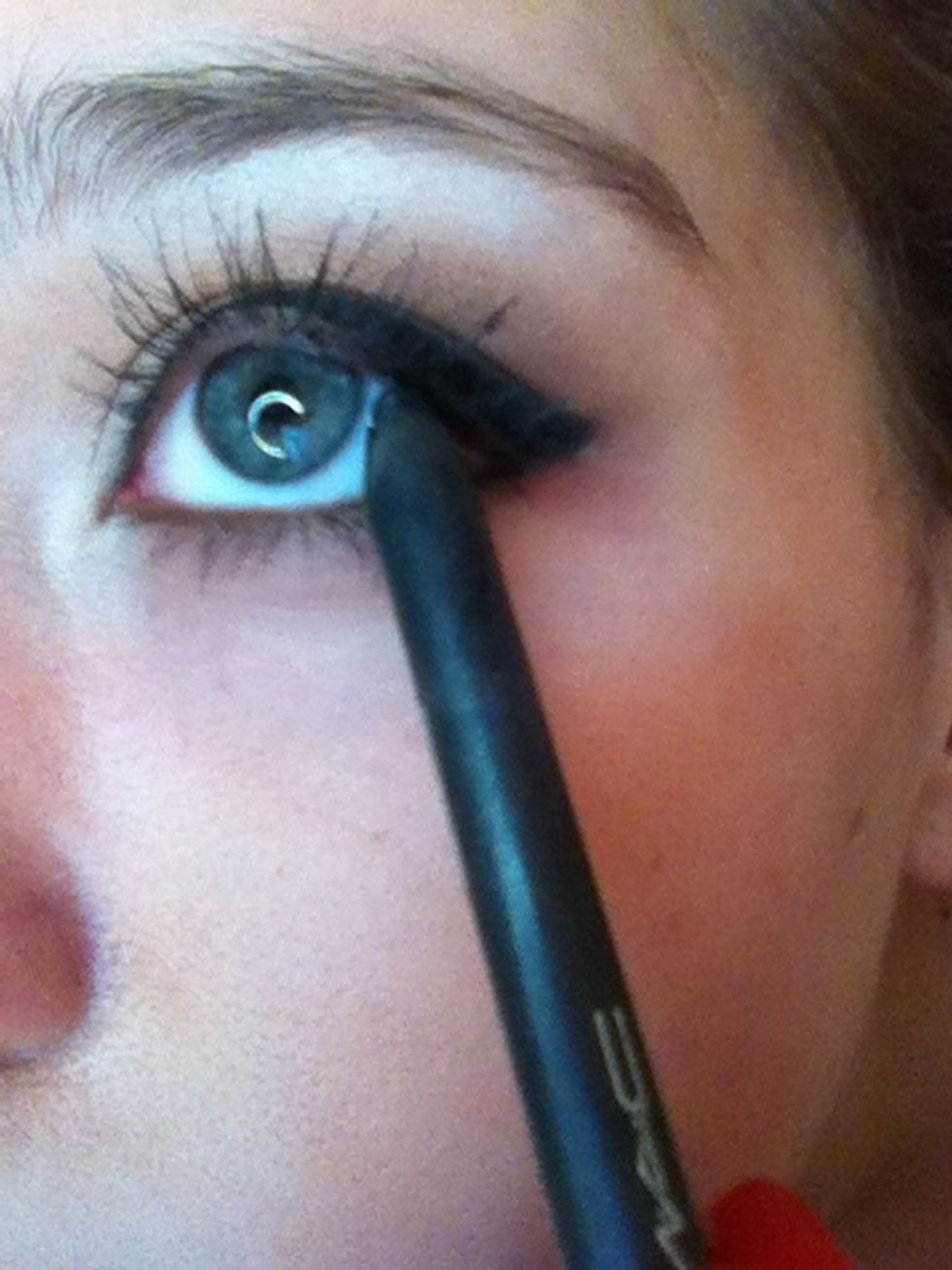 This is a personal preference but I love lining the top inner part of my eye it truly makes it pop!