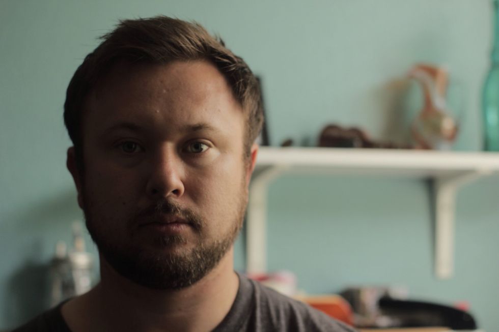 This is a photo without the reflector board. You can see that the right side is lit well, but there are very harsh shadows on the left side.