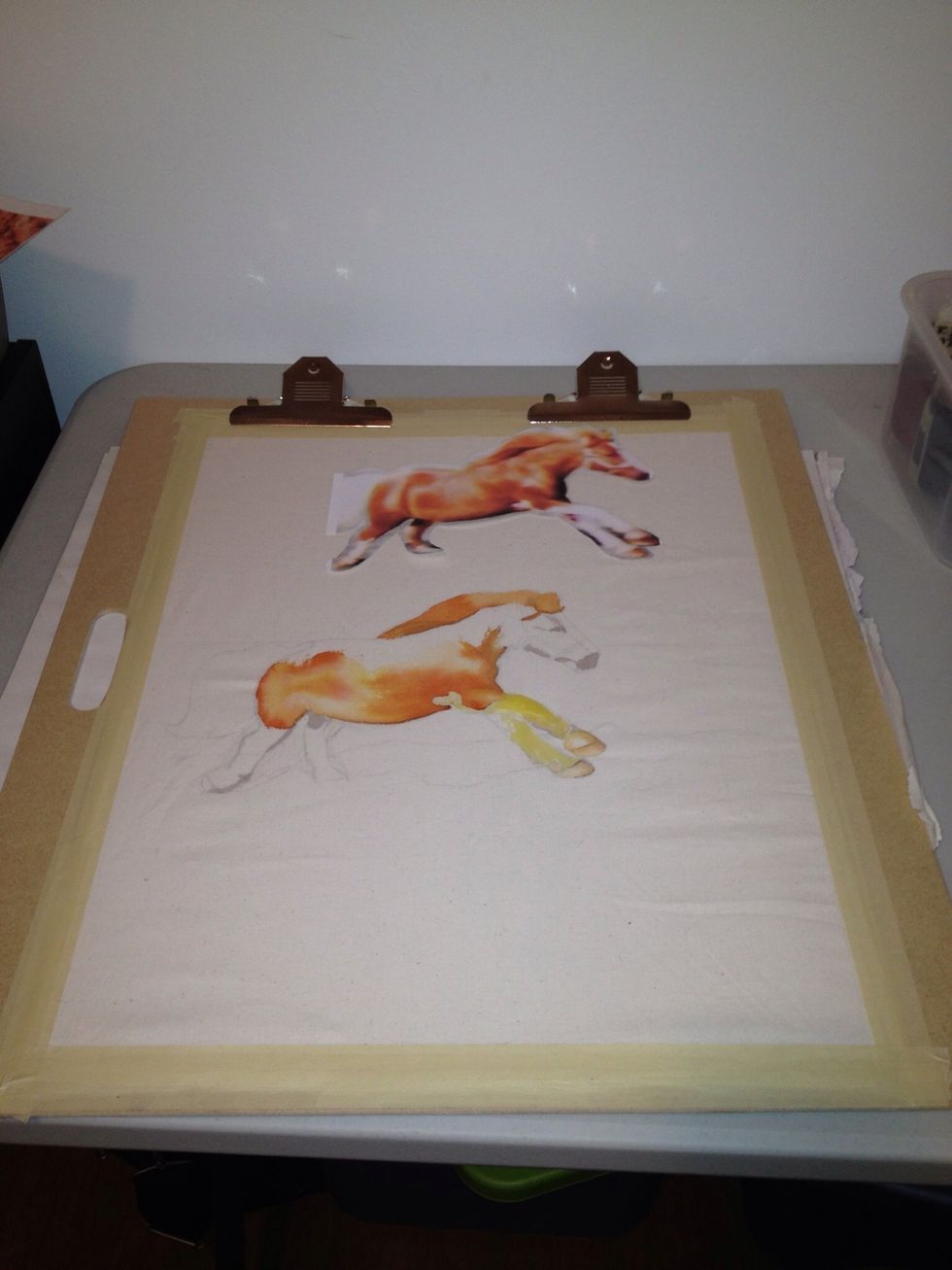 This Is a resist so anything you want white apply wax to first dip your needle into the wax, keep a scrap piece of muslin or paper towel to hold to the tip of the needle to keep it from dripping.