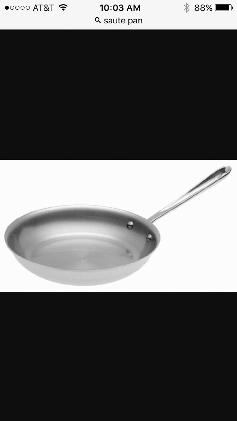This is a saut\u00e9 pan it is used for having less sauce when you cook. I can use less sauce when I cook.