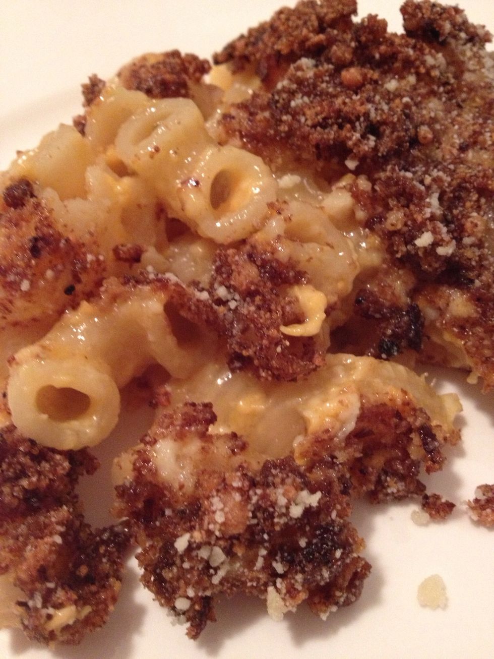 This is a serving off the top for the crunchy topping lovers!