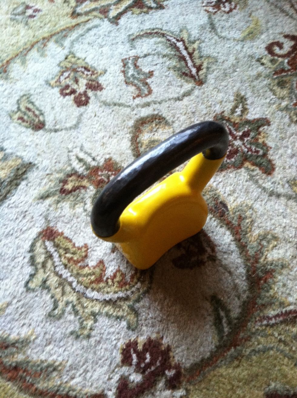 This is a standard 10lb. Kettlebell weight.