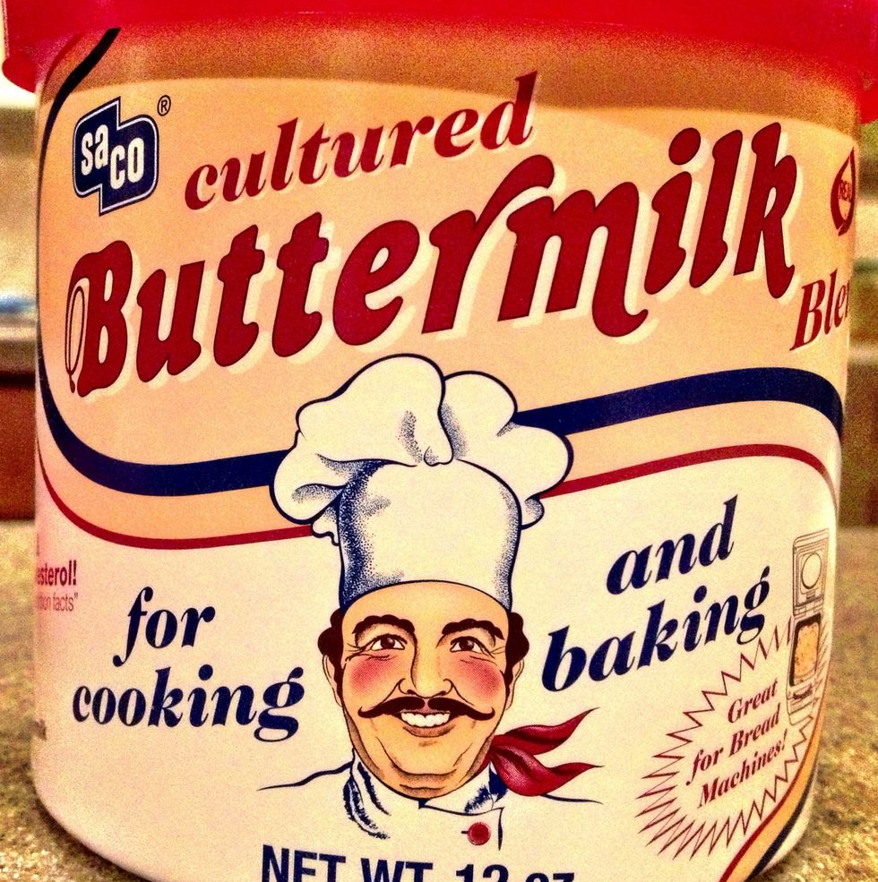 This is a staple in my kitchen! Use in place of buttermilk, following pkg directions.