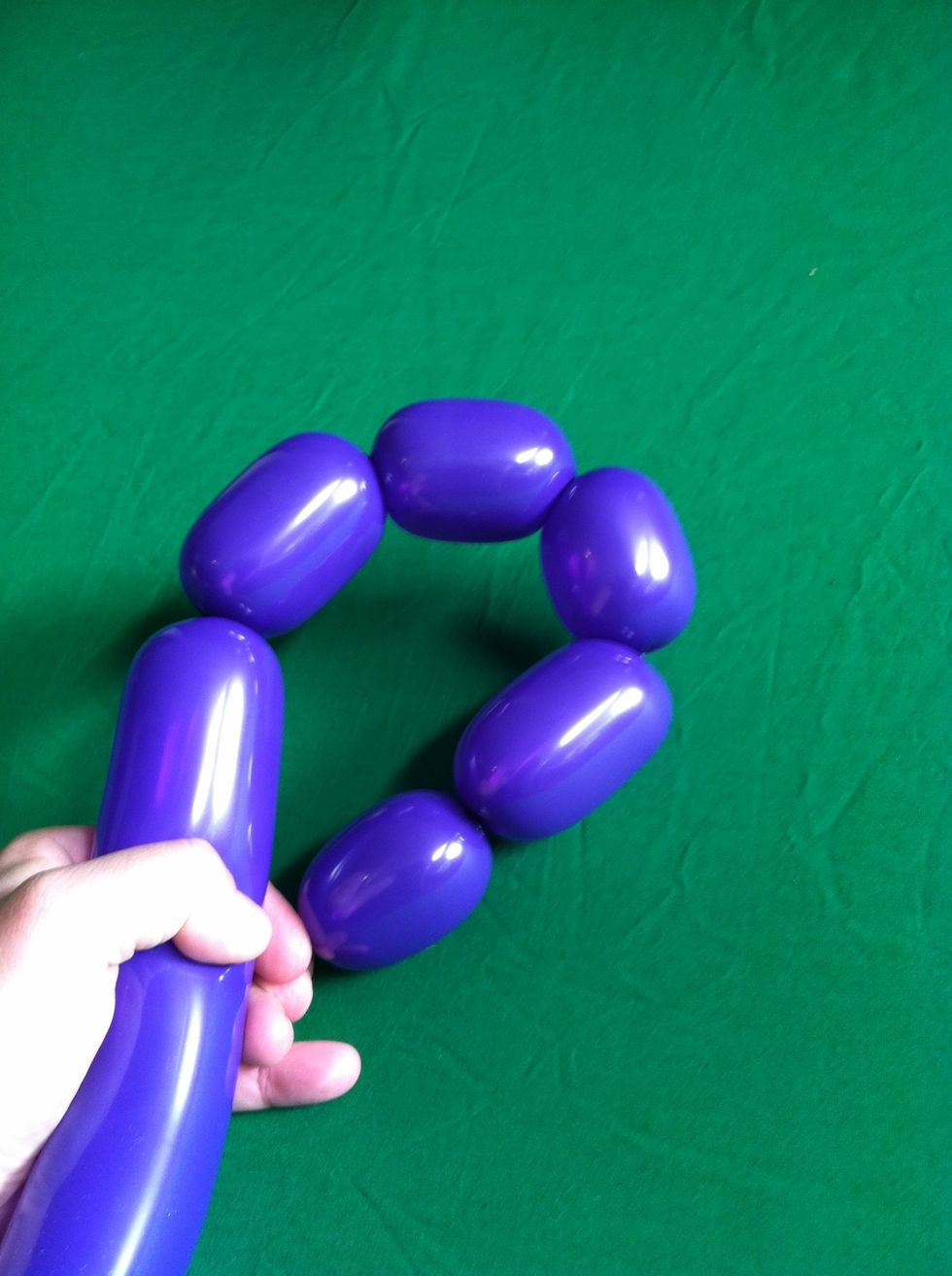 This is a string of bubbles.  You must always maintain control of the first and last bubble or the whole string will unravel