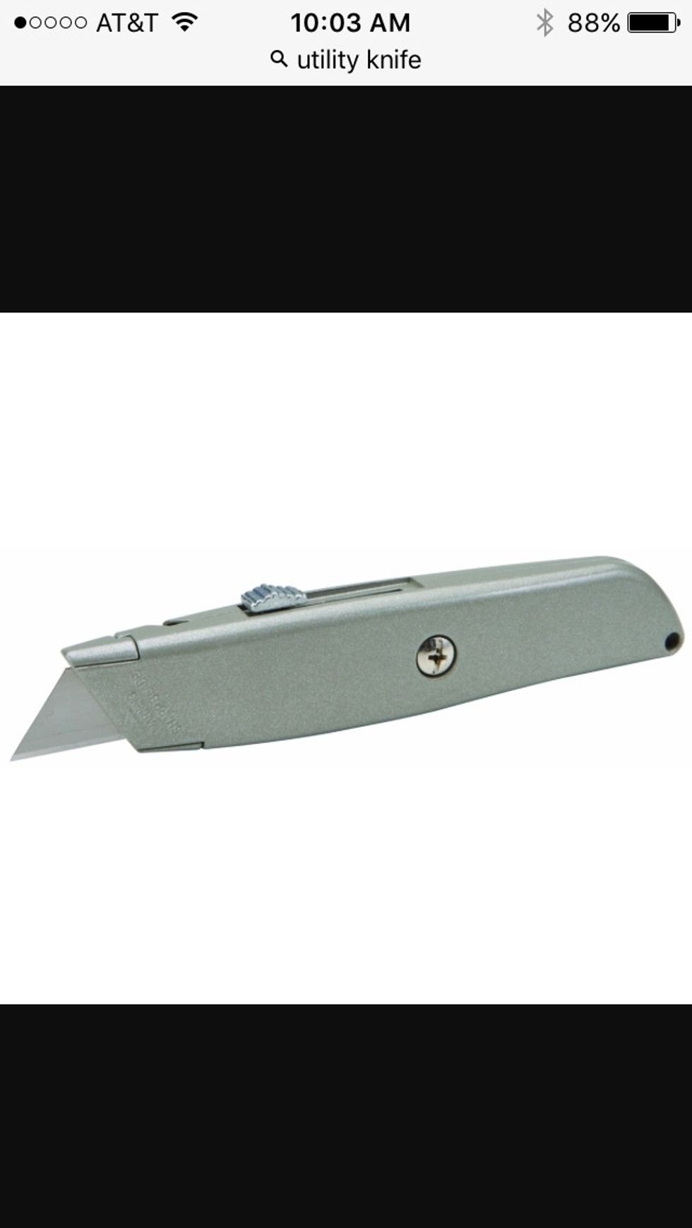 This is a utility knife used for all utilities. I can cut any thing that has to do with utilities.