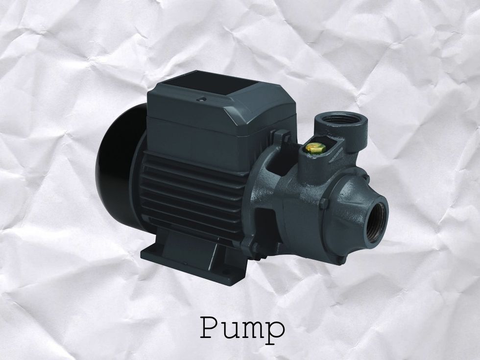 This is a WATER PUMP. The Electron Pump of water.