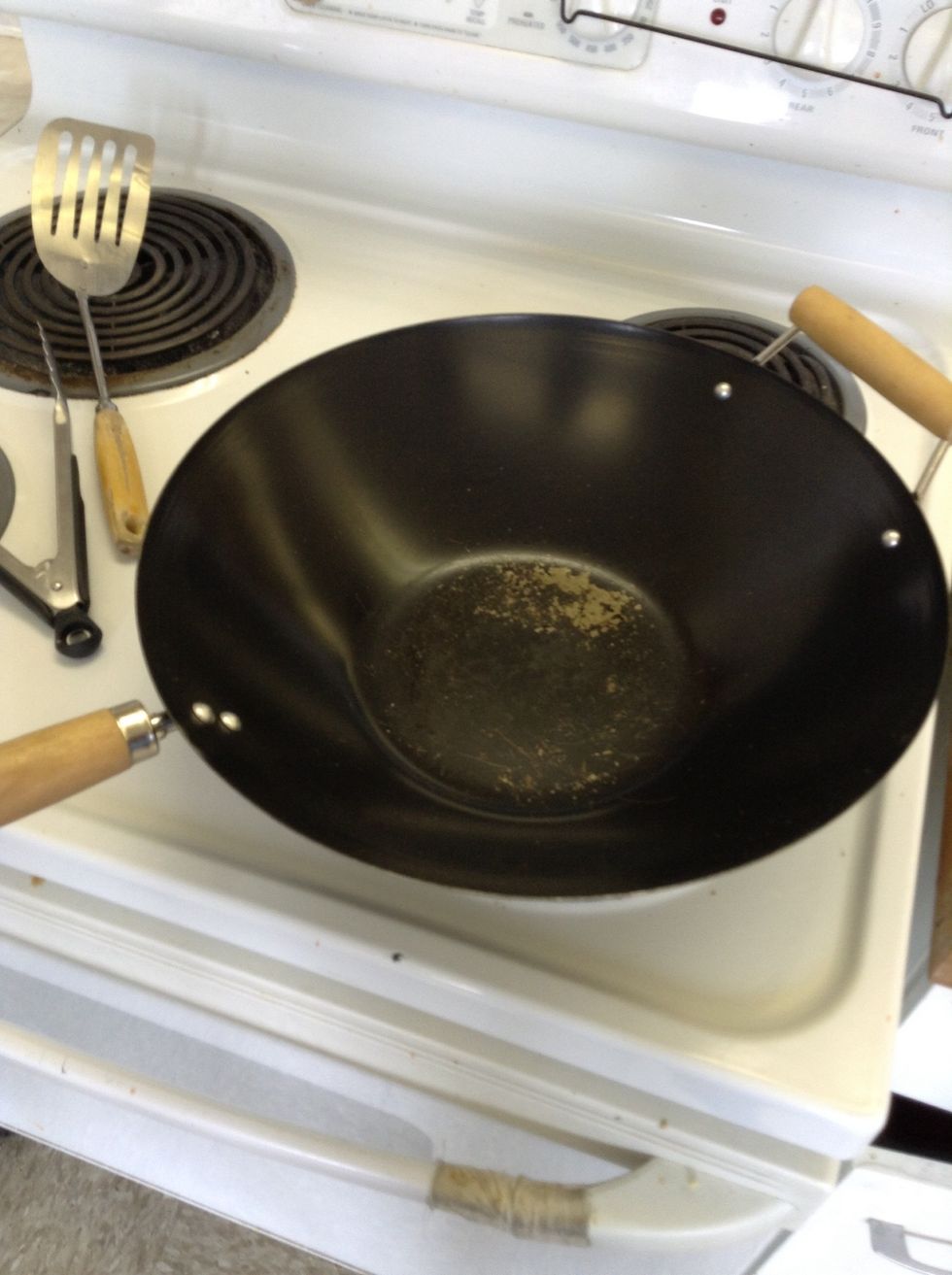 This is a Wok. This is used to make Chinese food and stir fry's. I can use a wok when I want to make a stir fry.