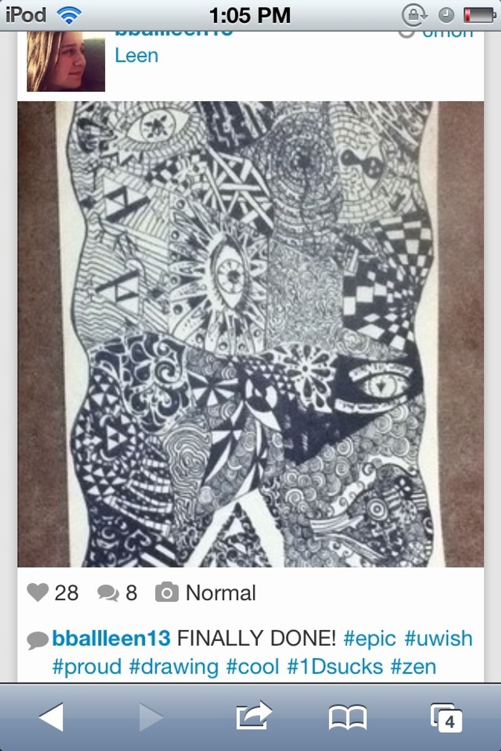 This is a zen I did for a school project last year