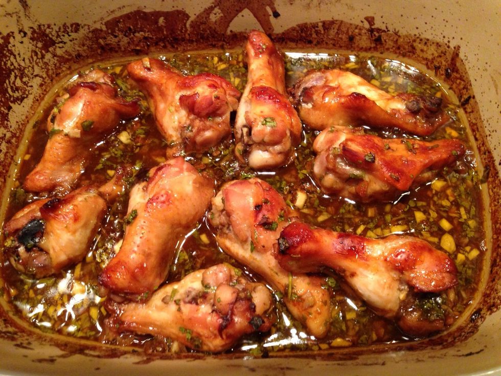 This is after 1 hour total bake time at 375 degrees. Yummy!!!