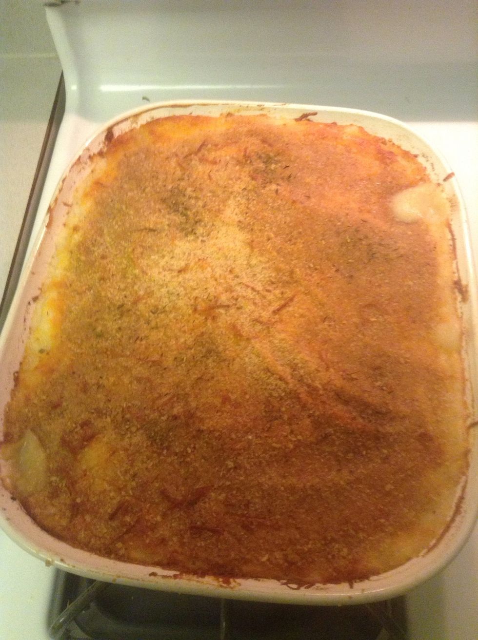 This is after 35 min, BE CAREFUL ... Let rest to cool down at least 15min