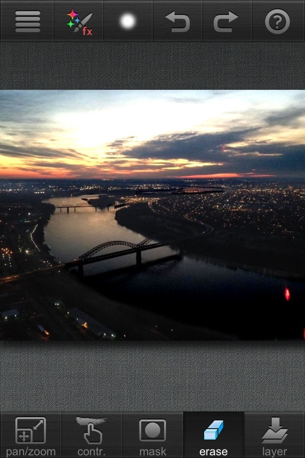 This is after I erased my mistakes.