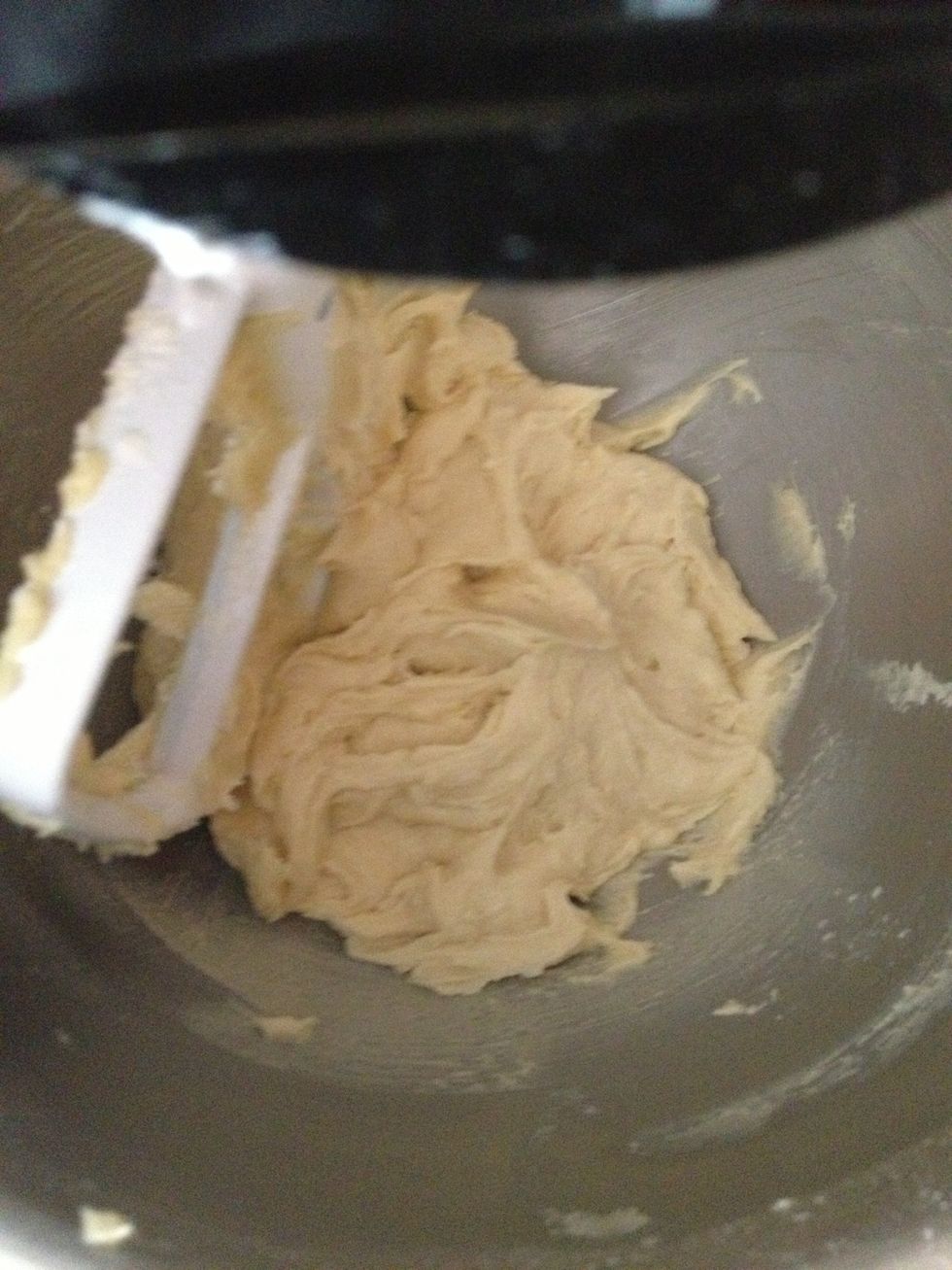 This is after the second addition of flour