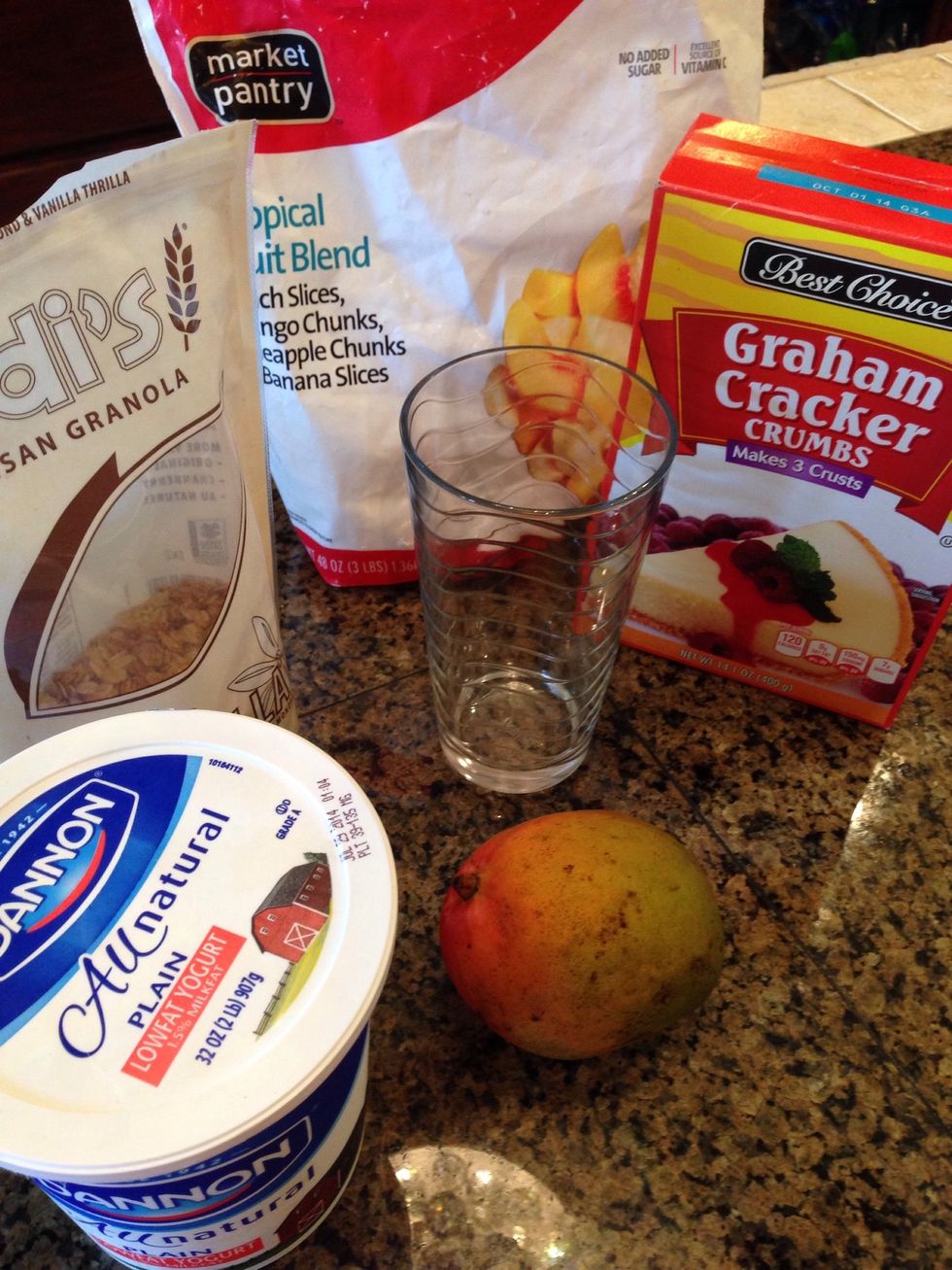 This is all you need.  You can use fresh fruit or frozen... Or a mixture.  Frozen fruit has longer shelf life, just store in the freezer until you are ready.